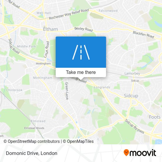 Domonic Drive map