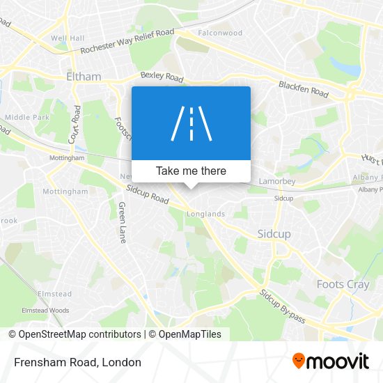 Frensham Road map