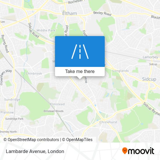 Lambarde Avenue map