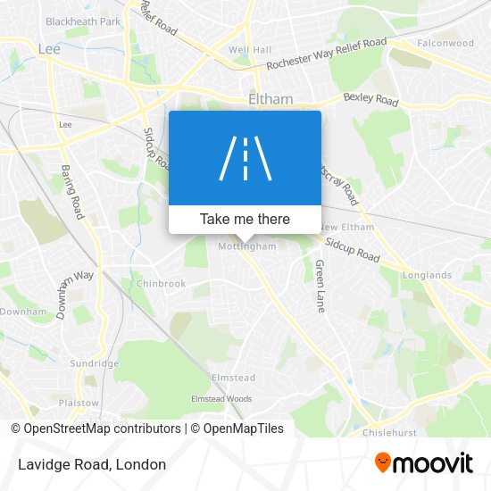 Lavidge Road map