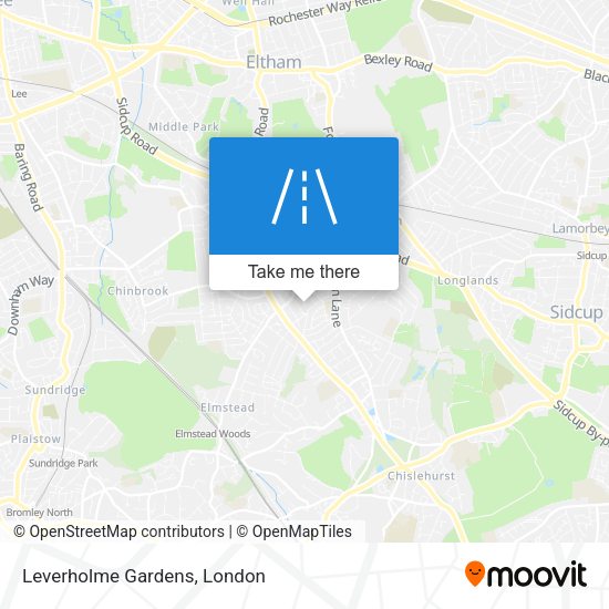 Leverholme Gardens map