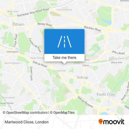 Marlwood Close map