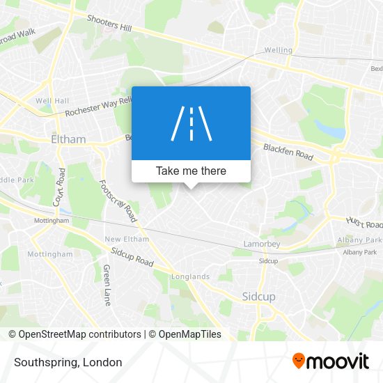 Southspring map