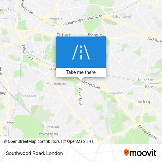Southwood Road map