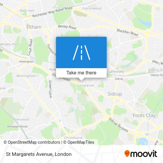 St Margarets Avenue map