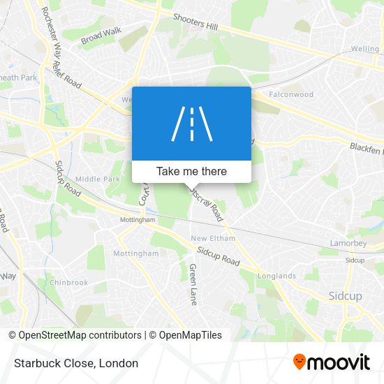 Starbuck Close map