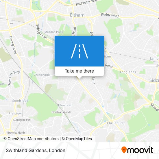 Swithland Gardens map