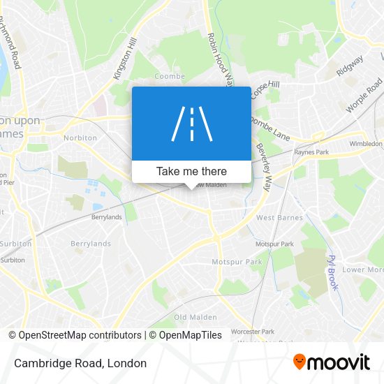 Cambridge Road map