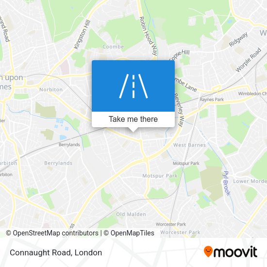 Connaught Road map