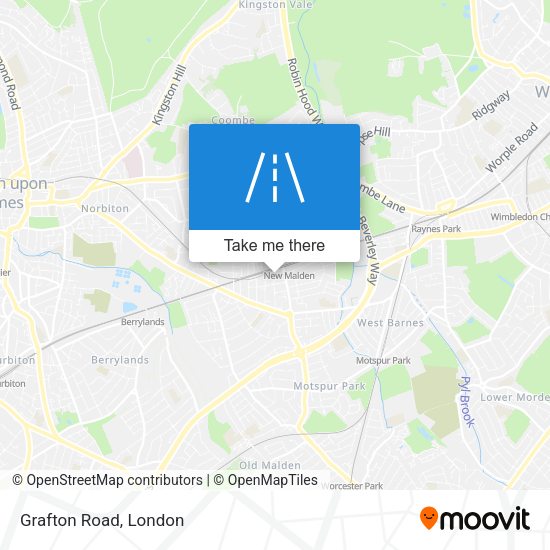 Grafton Road map