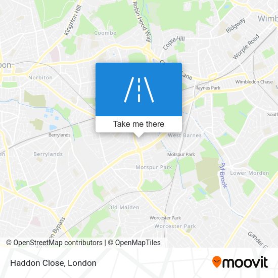 Haddon Close map