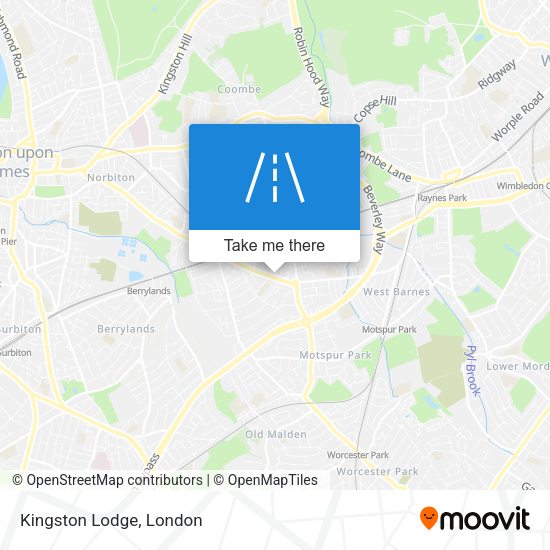 Kingston Lodge map