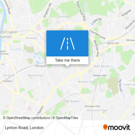 Lynton Road map
