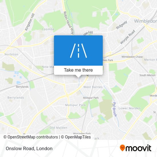 Onslow Road map