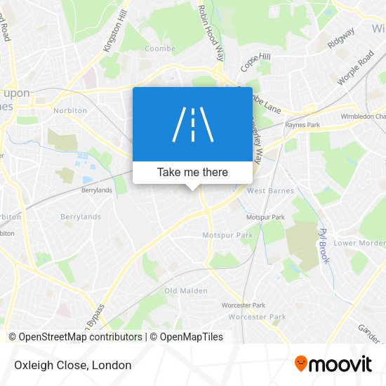 Oxleigh Close map