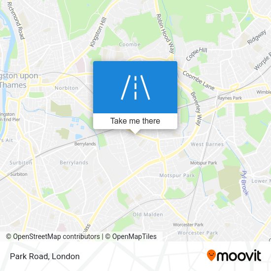 Park Road map