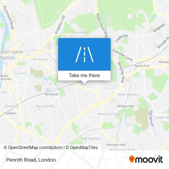 Penrith Road map
