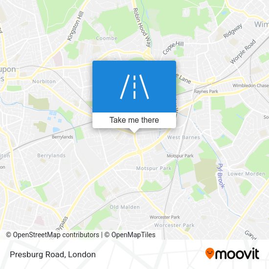 Presburg Road map