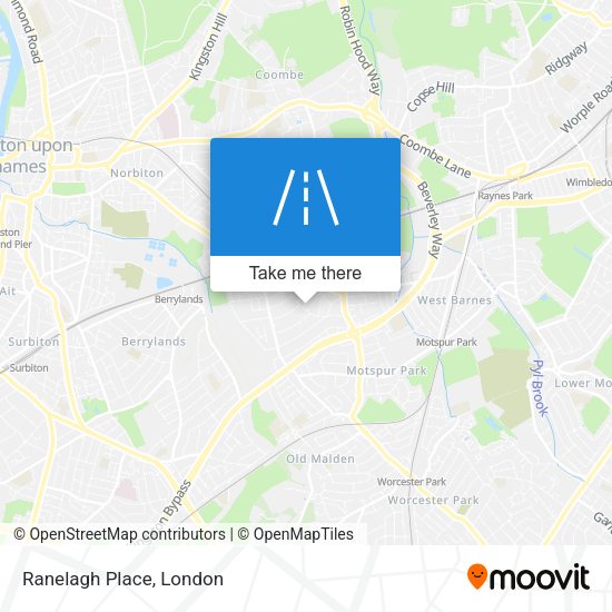 Ranelagh Place map