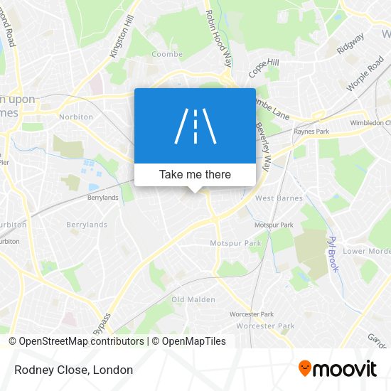 Rodney Close map