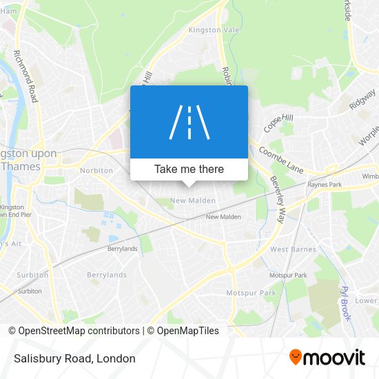 Salisbury Road map