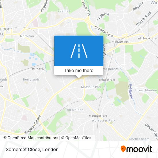 Somerset Close map