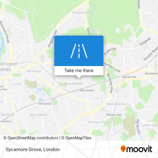 Sycamore Grove map