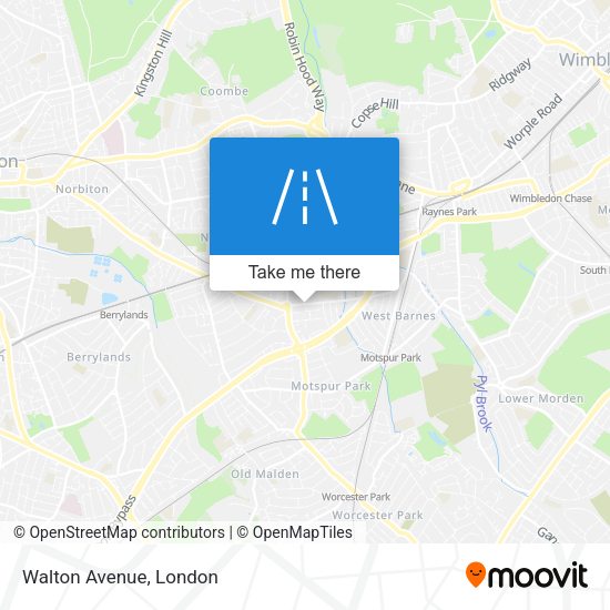 Walton Avenue map