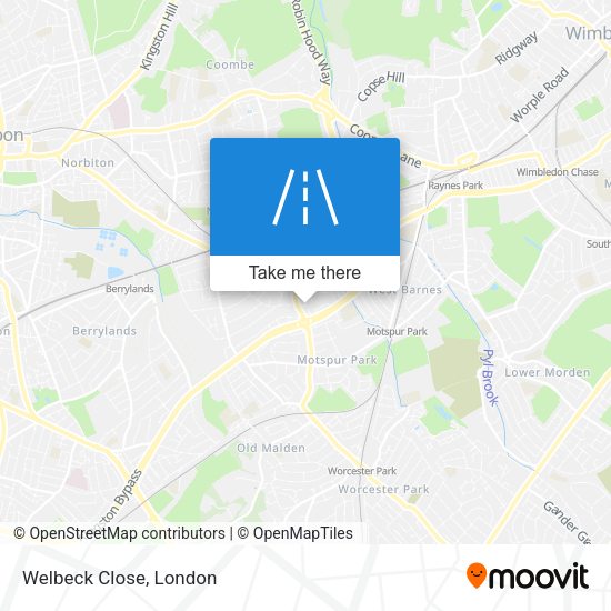 Welbeck Close map