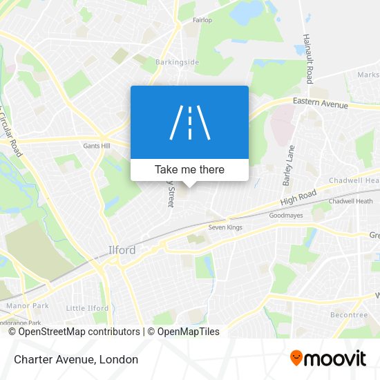 Charter Avenue map