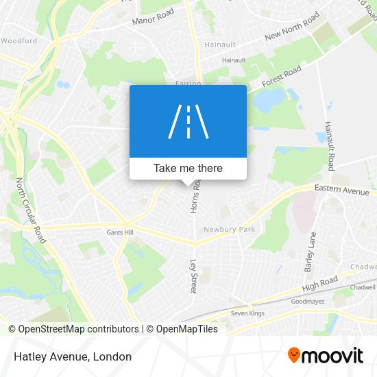 Hatley Avenue map