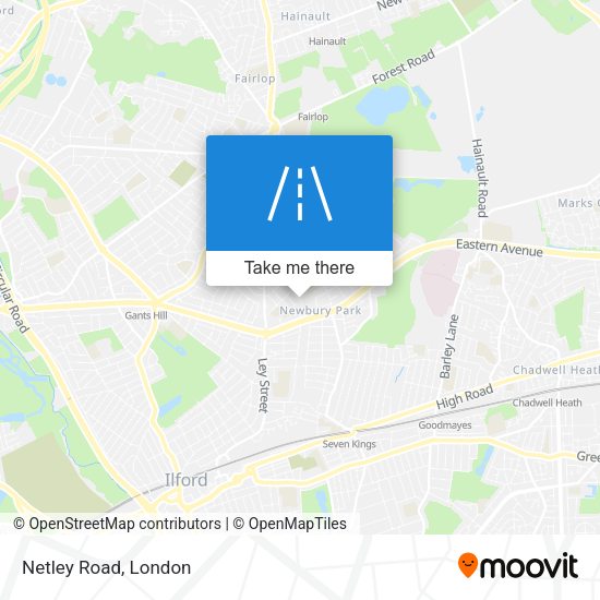 Netley Road map