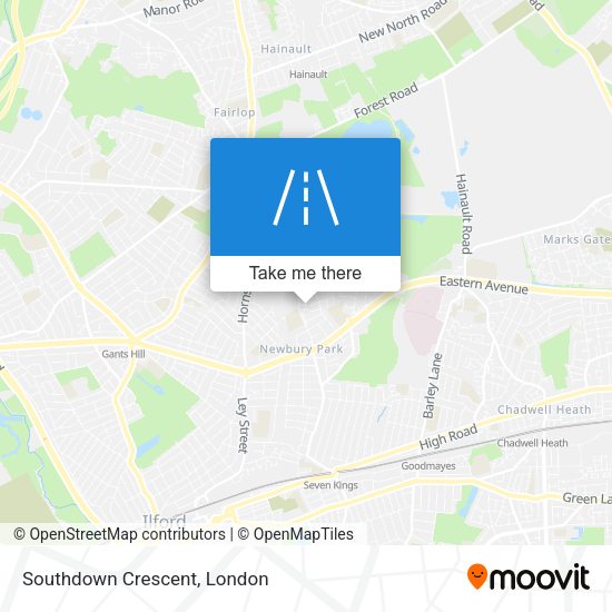 Southdown Crescent map