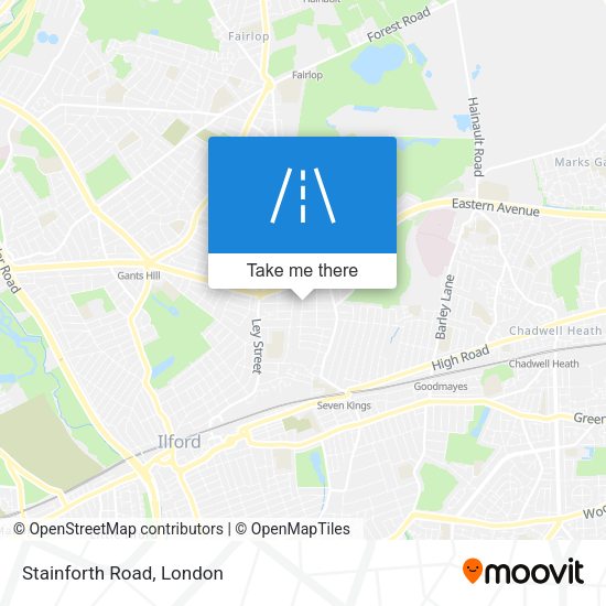 Stainforth Road map