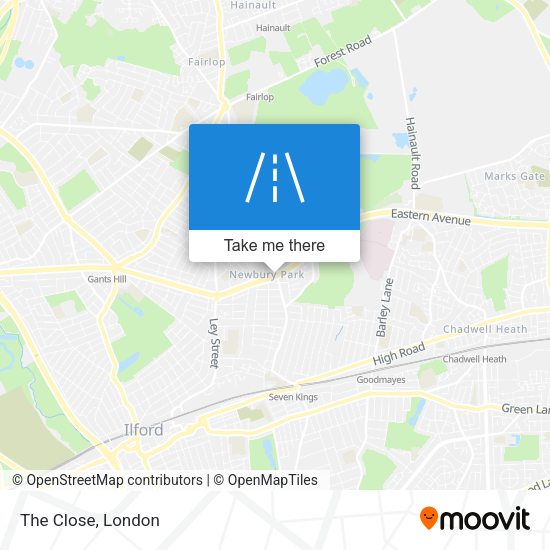 The Close map