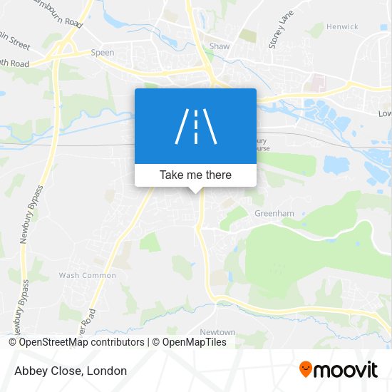 Abbey Close map