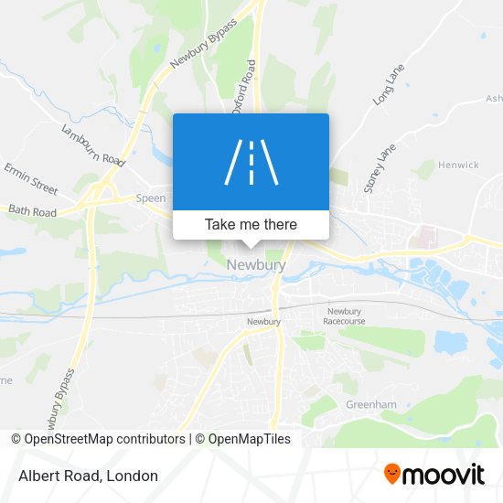 Albert Road map