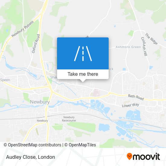 Audley Close map