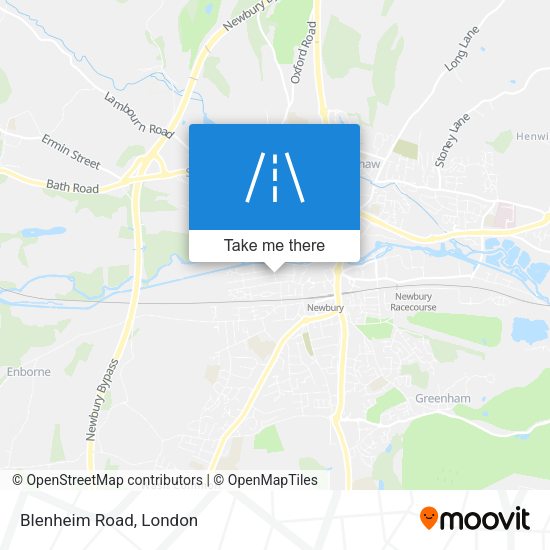Blenheim Road map