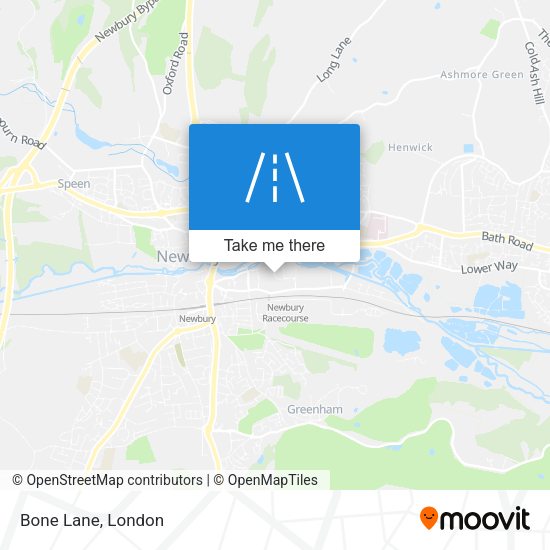 Bone Lane map