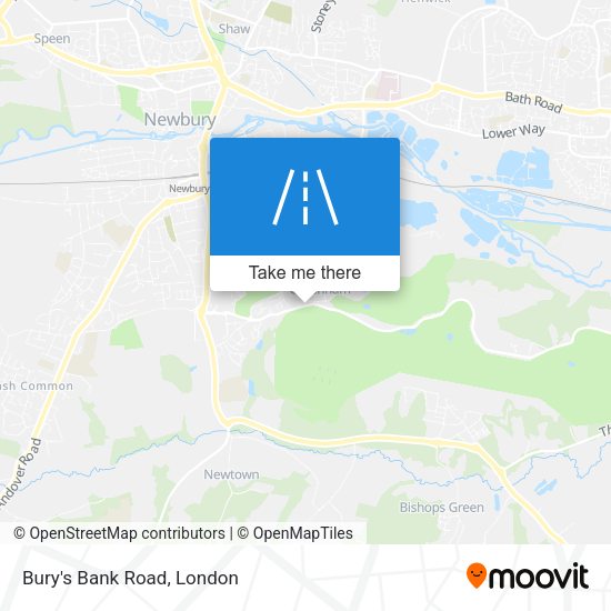 Bury's Bank Road map