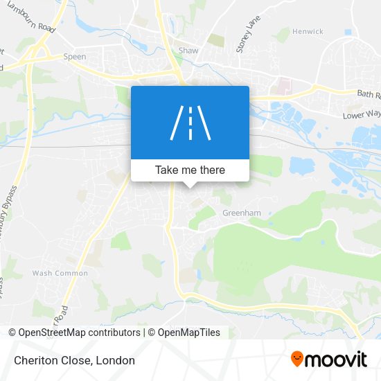 Cheriton Close map