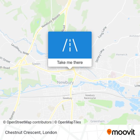 Chestnut Crescent map