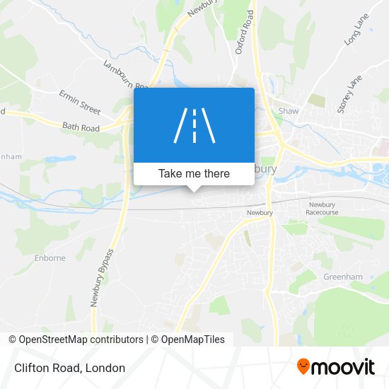 Clifton Road map