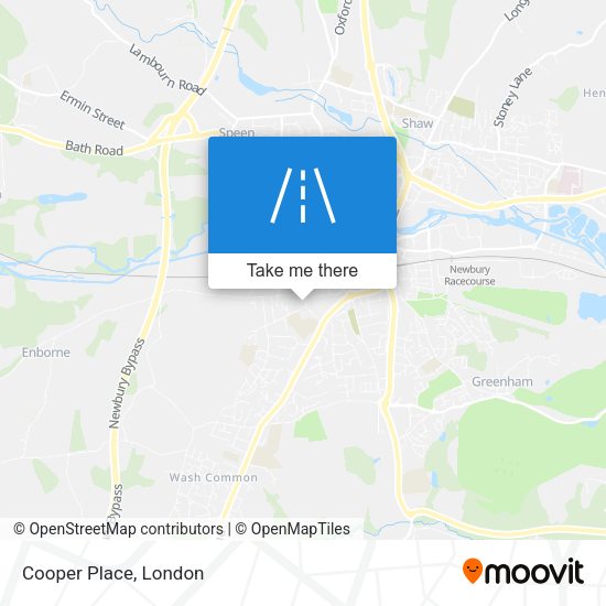 Cooper Place map