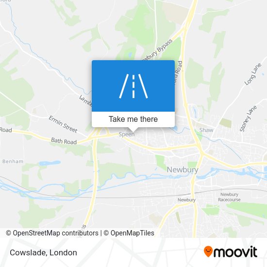 Cowslade map