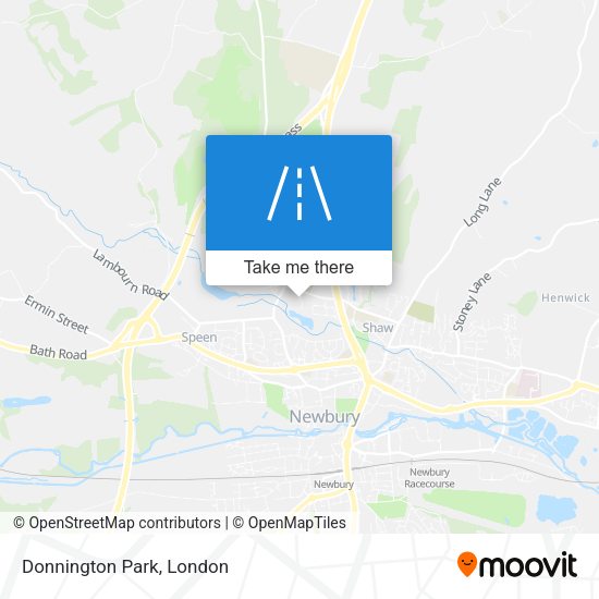 Donnington Park map