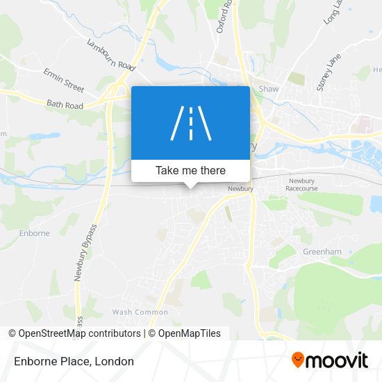 Enborne Place map