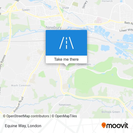 Equine Way map