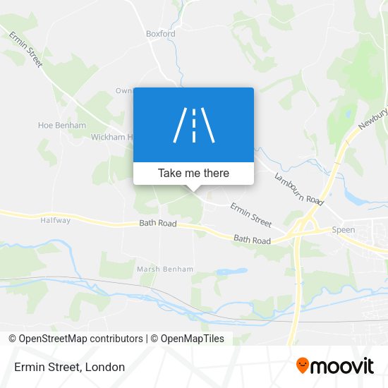 Ermin Street map